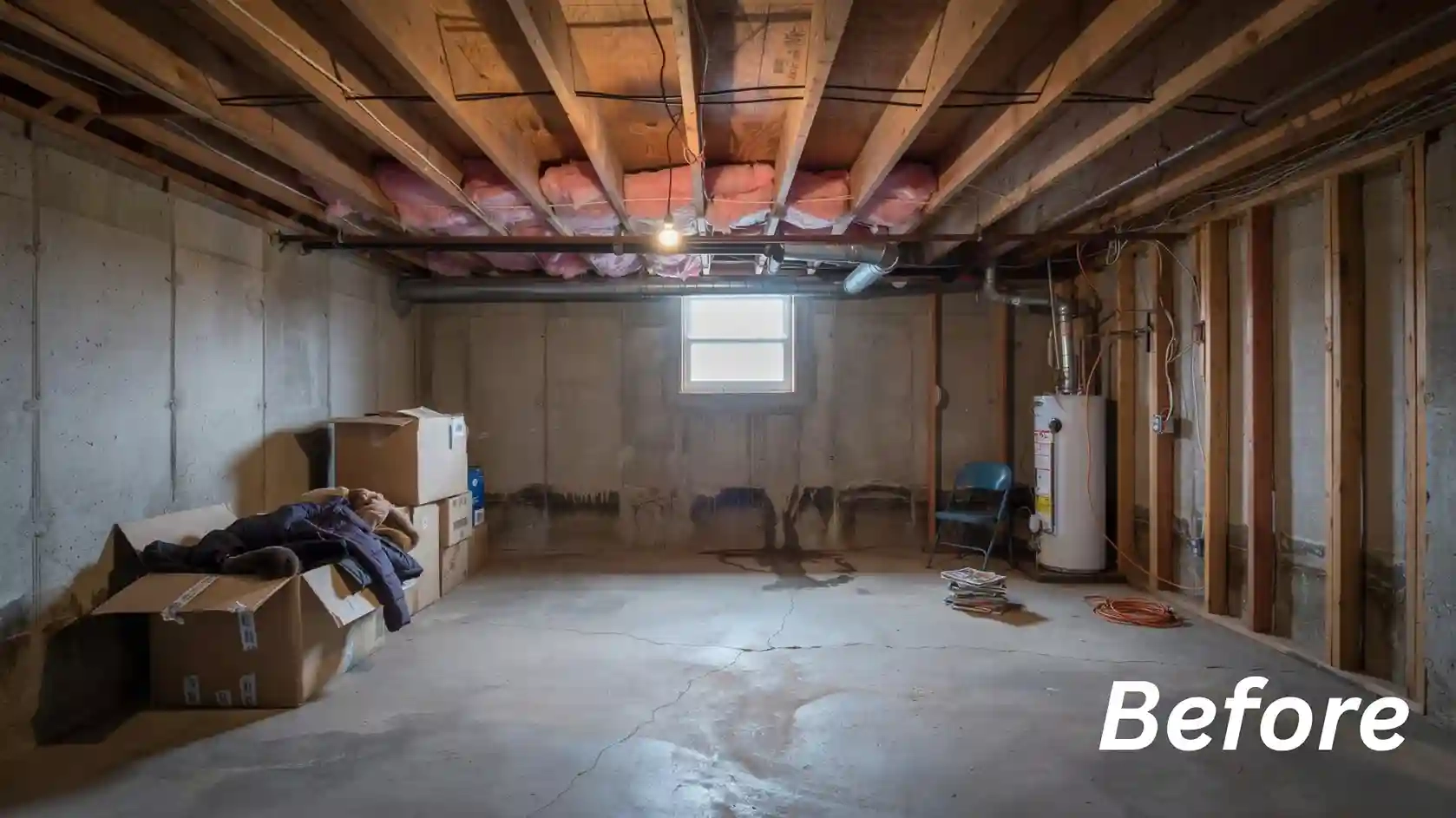 before basement remodeling service in pennsylvania