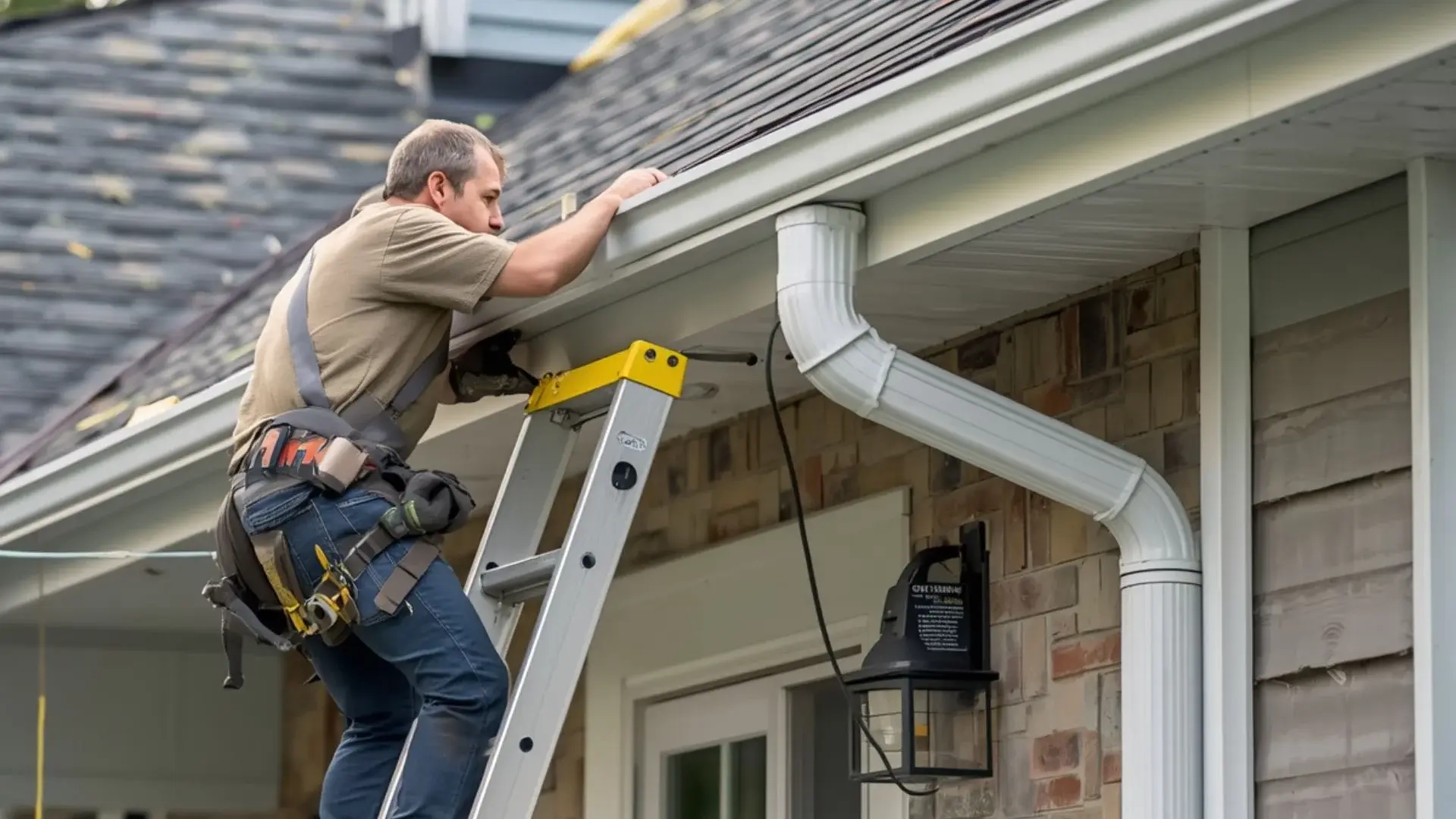 omega gutter cleaning exeter township pa