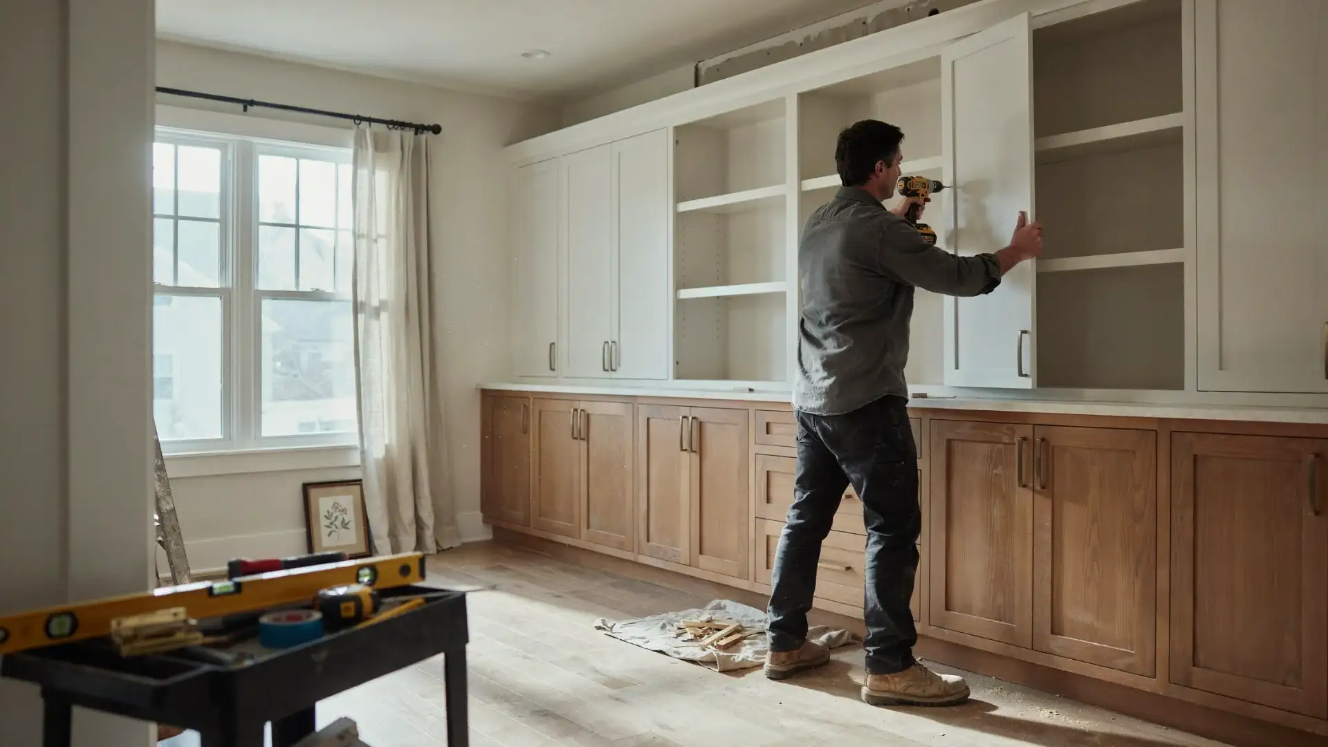 omega remodeling custom cabinetry built ins