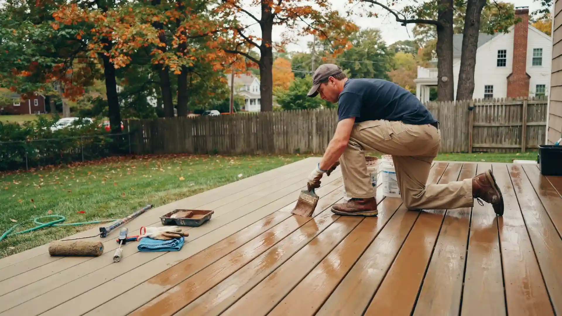omega remodeling deck staining sealing