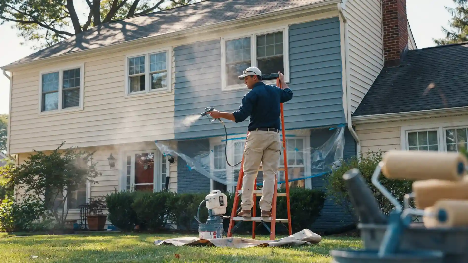 omega remodeling exterior painting finishing