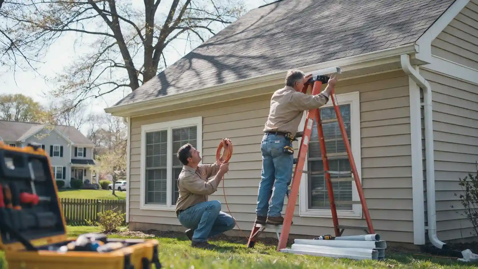 omega remodeling gutter installation