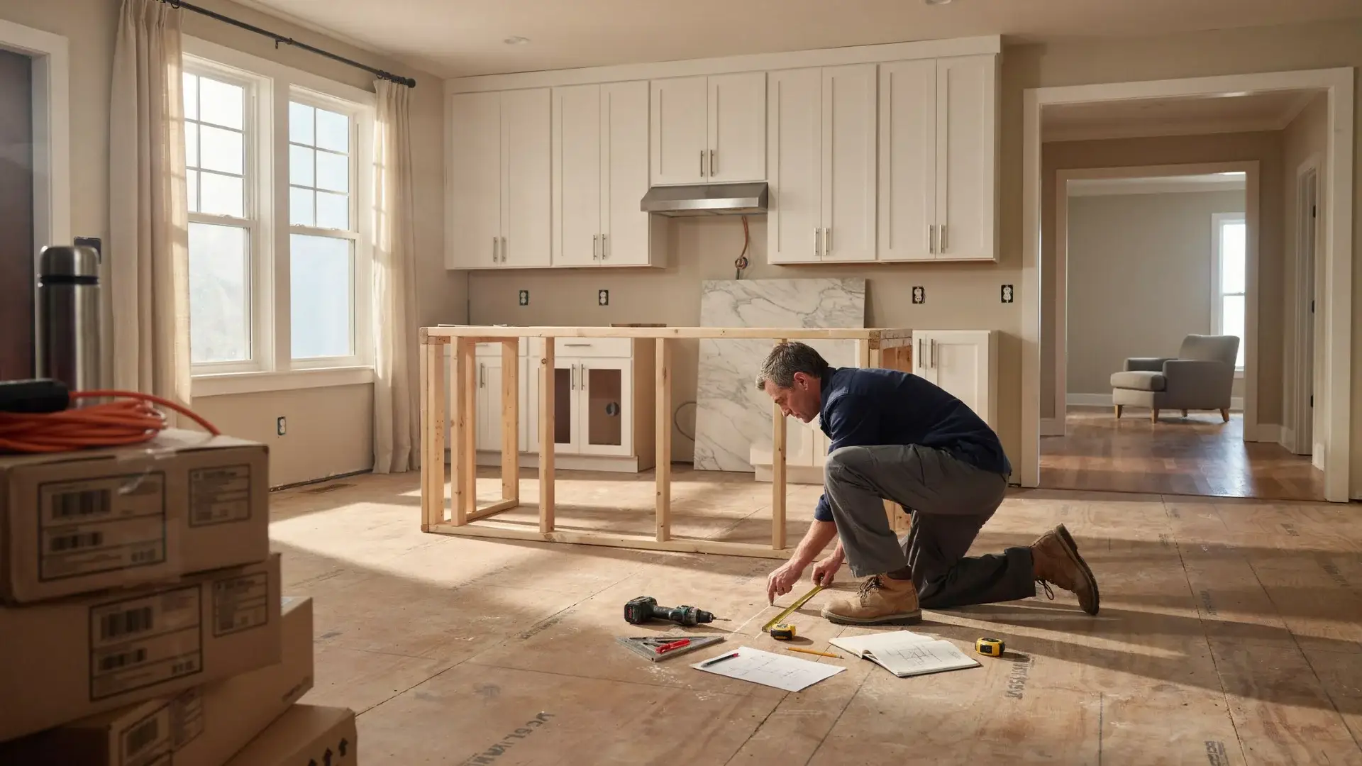 omega remodeling kitchen layout redesign